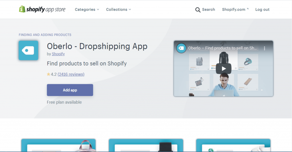 5b how to install oberlo app for shopify