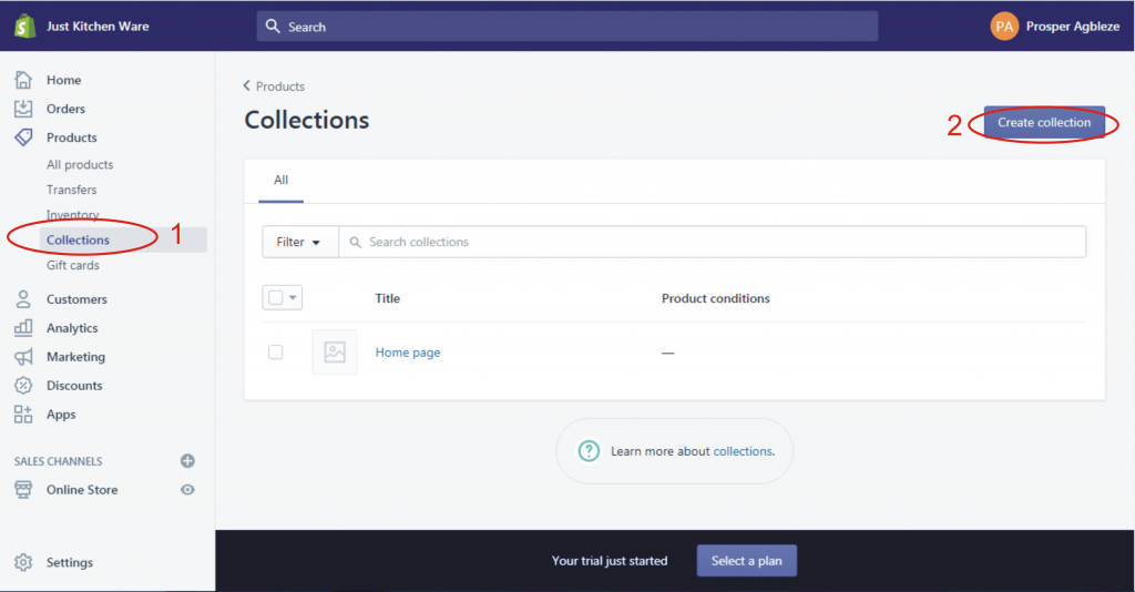 8a how to create collections in shopify